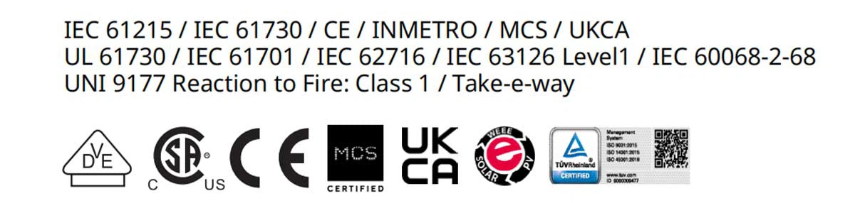 Canadian solar panels 650w related certificates Canadian solar panels 650w related certificates